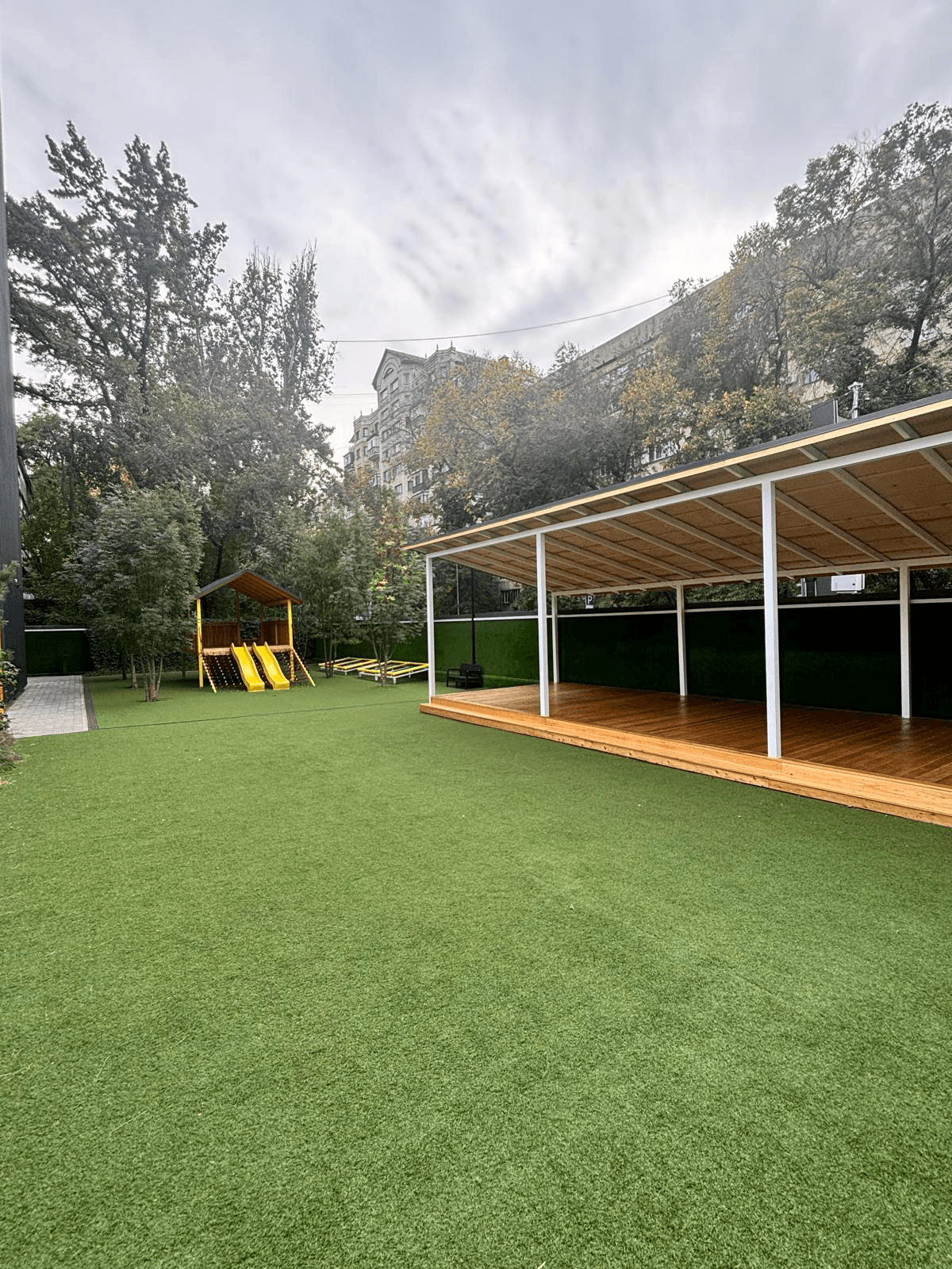 School courtyard