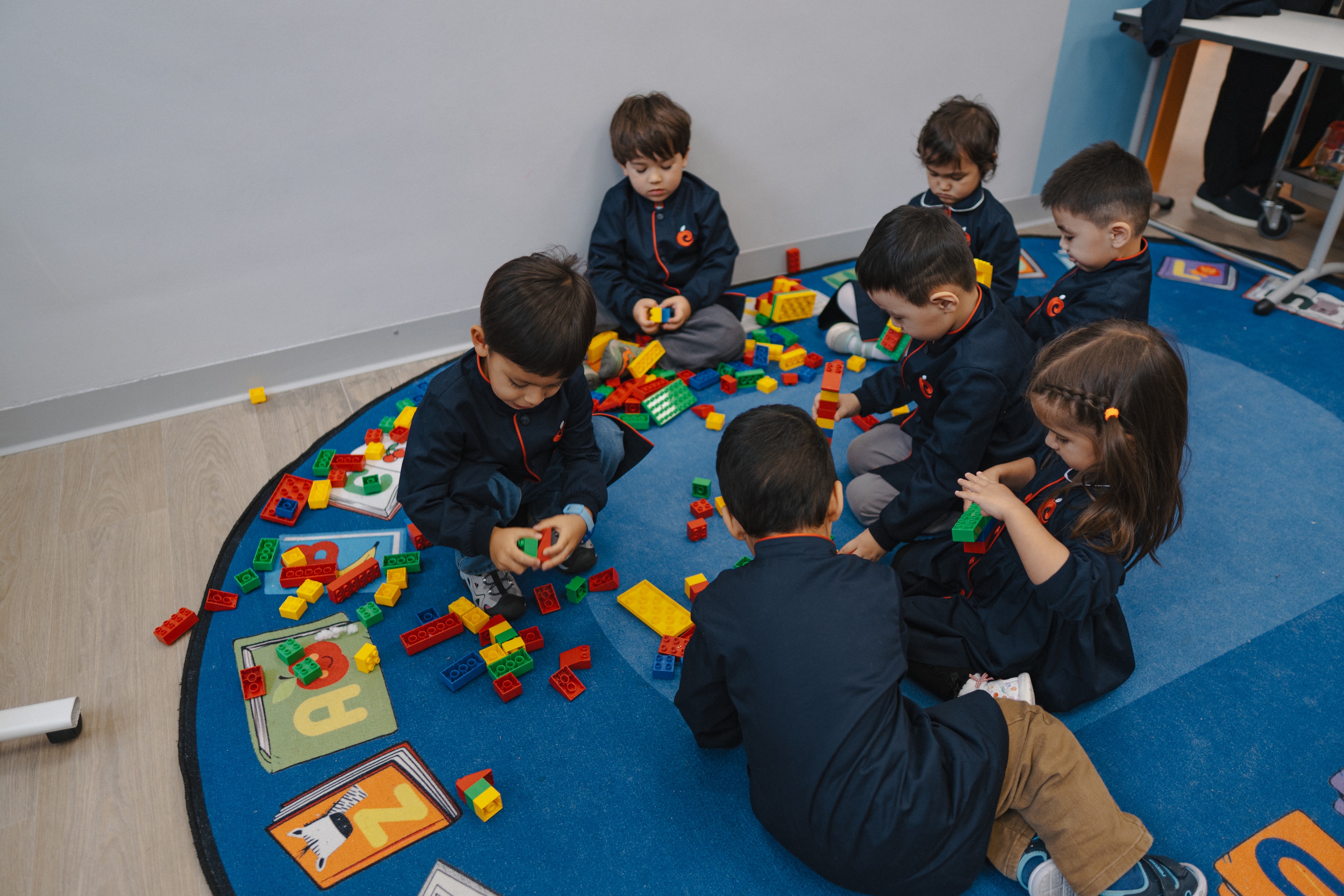Children in an after-school activity