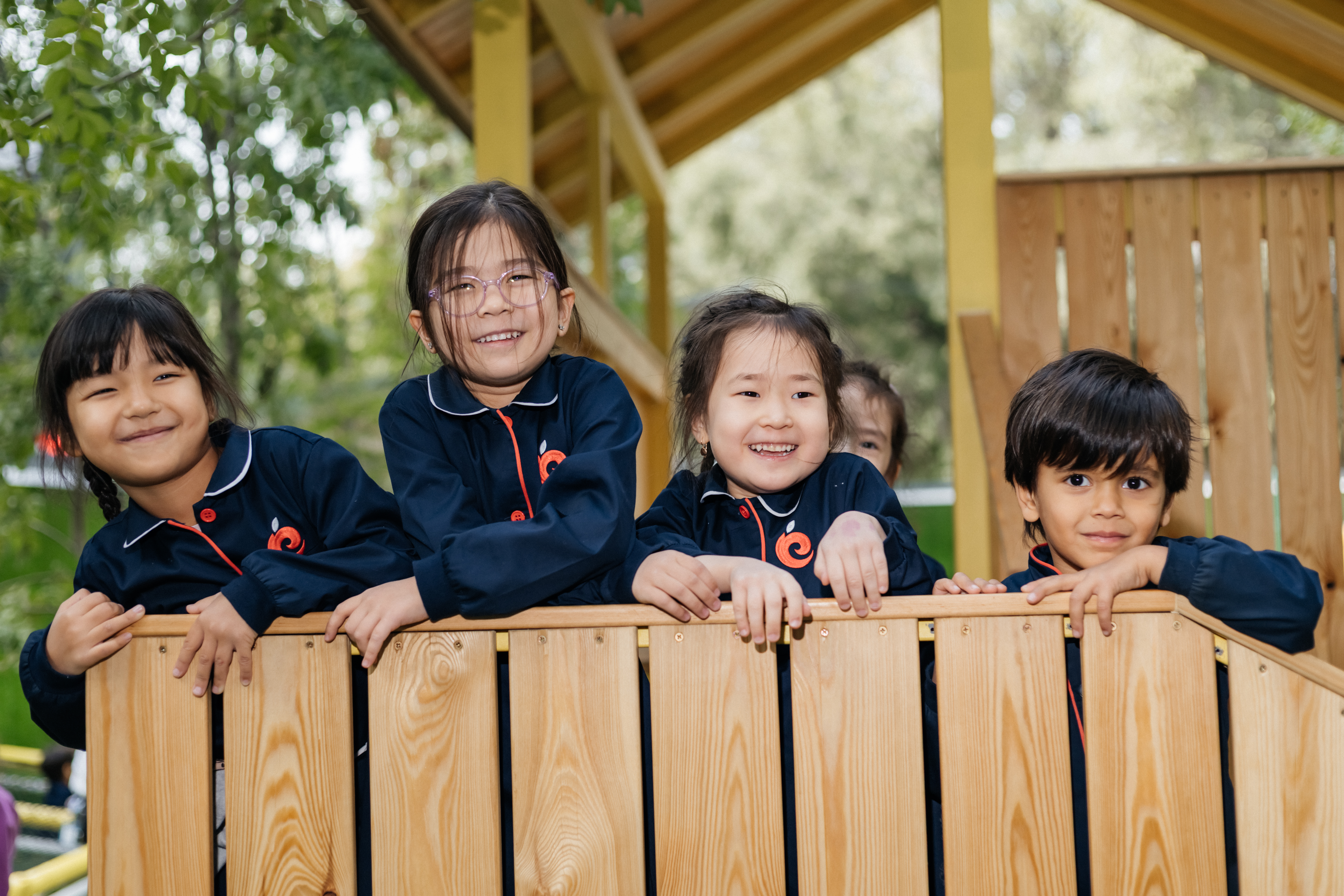Students at Lycée International Français d'Almaty